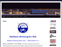 Tablet Screenshot of madisonmotorcycleclub.org